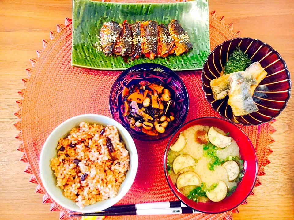 Snapdishの料理写真:アジ定食🍽|成瀬由佳さん