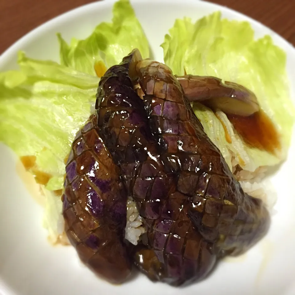 ナスの照り焼き丼|まるちゃんさん