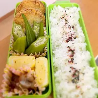 Snapdishの料理写真:6月30日旦那さん弁当|かにゃさん