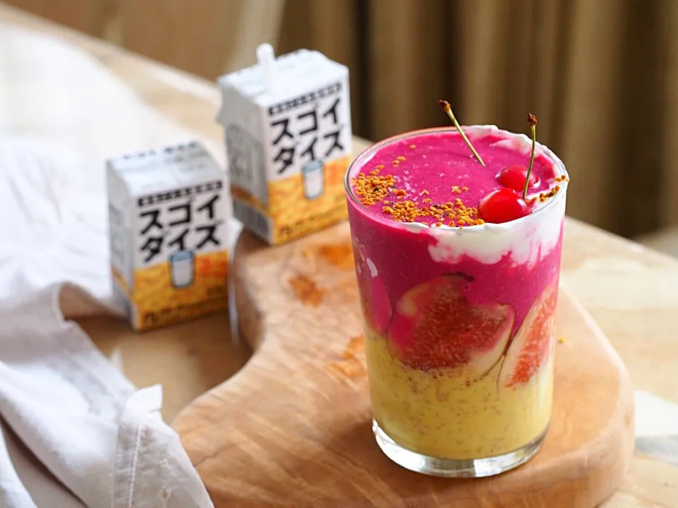 turmeric beet mix smoothie|金本美香さん