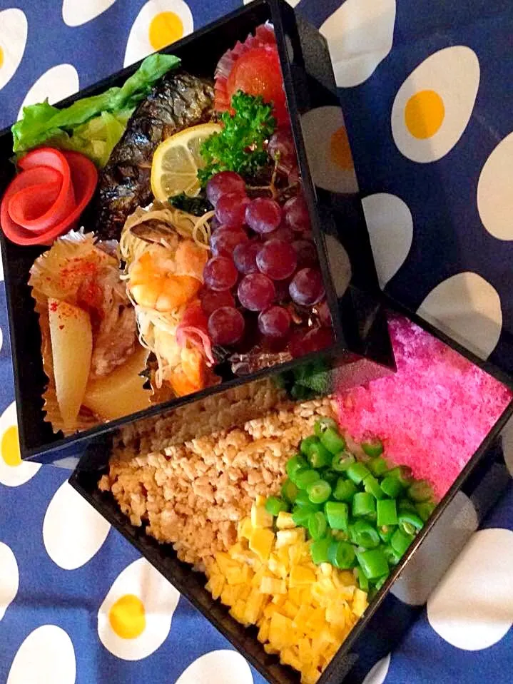 昨年の今日の息子弁当(^^)|愛ママさん