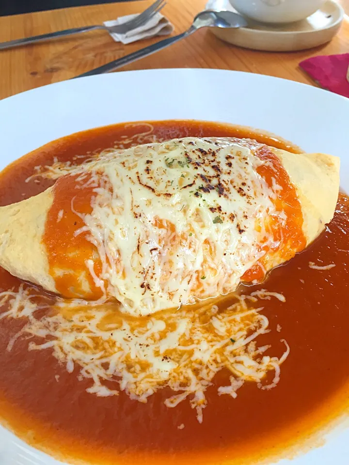 omurice with cheese|jaao ornumaさん