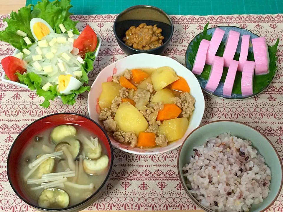 豚ひき肉じゃが|ゆぴさん