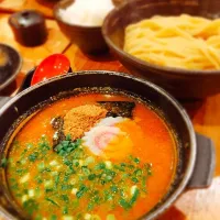 Snapdishの料理写真:明太つけ麺|mameko1019さん