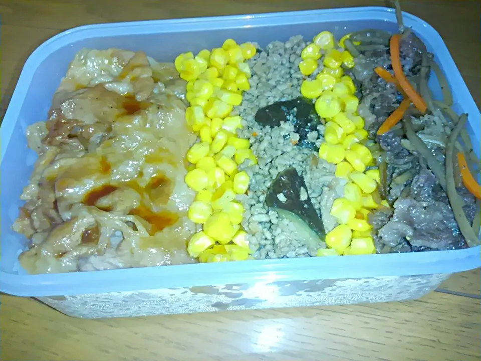 高校ラグビー部男子1.3ℓ弁当|すぬぅぴぃさん