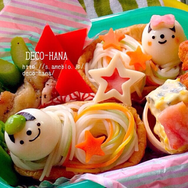 織姫と彦星のそうめんいなり弁当 さとみ Satomi Foodart Snapdish スナップディッシュ Id 5gxhna