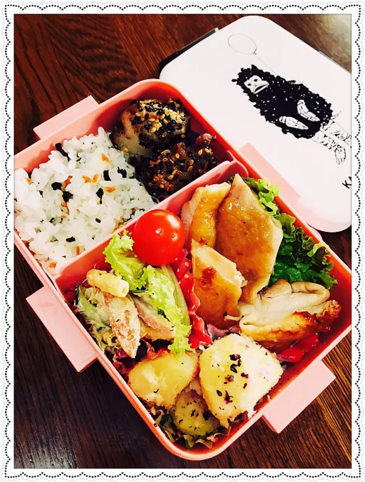 Snapdishの料理写真:今日の娘っちの お弁当|えみちさん