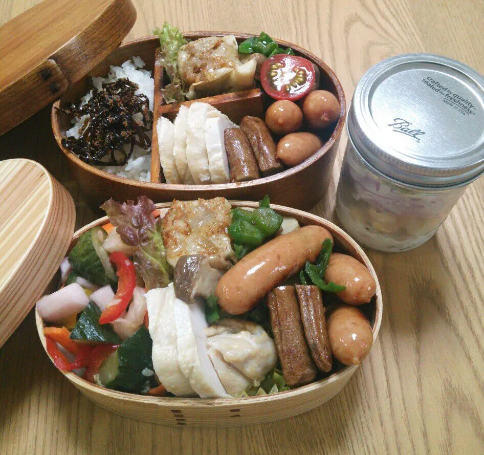 Snapdishの料理写真:『糖質制限お弁当 飲み会翌日なので手抜きです(￣▽￣;)』|seri-chanさん