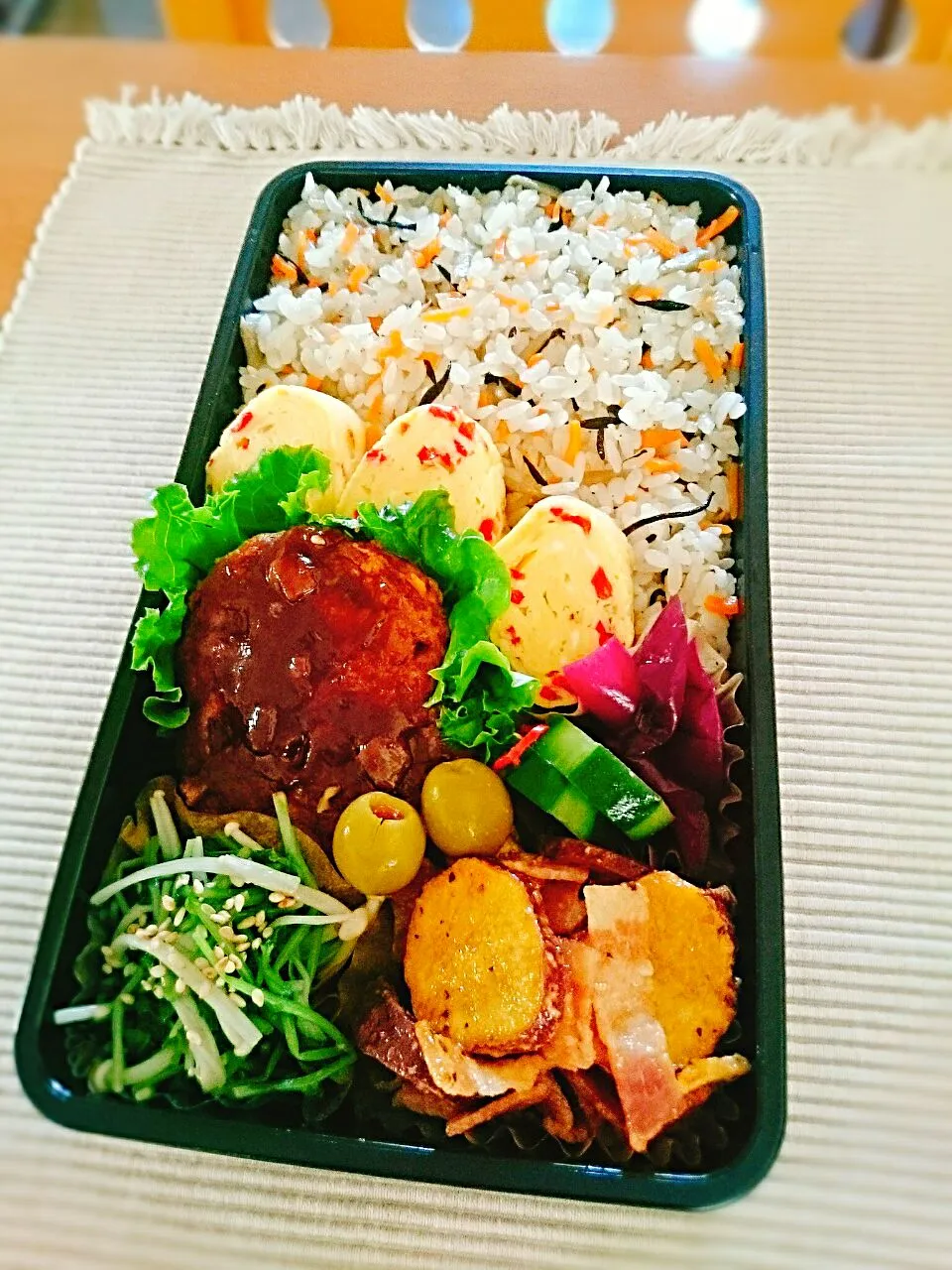 Snapdishの料理写真:高２息子のお弁当|salalaさん