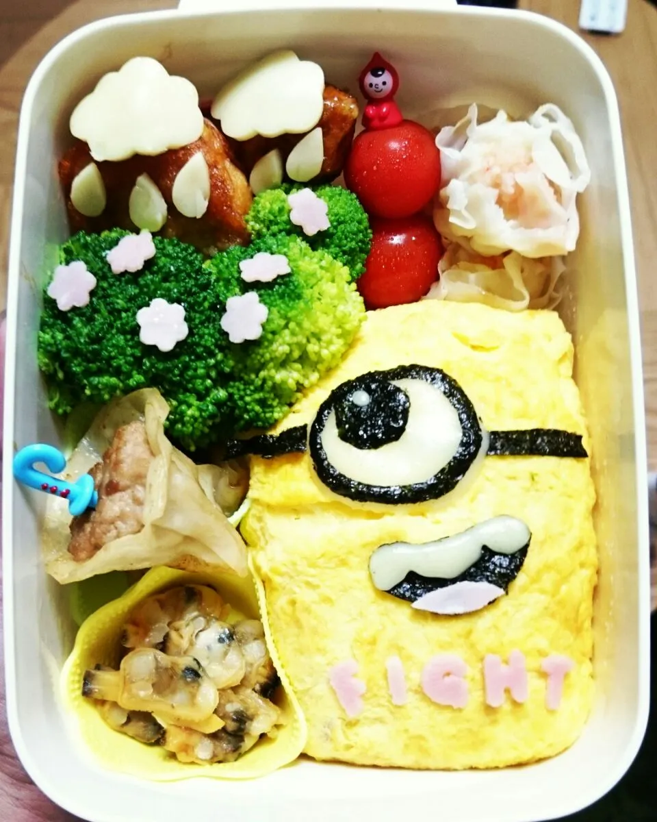 Snapdishの料理写真:#ミニオンズ#旦那弁当#キャラ弁|aiさん