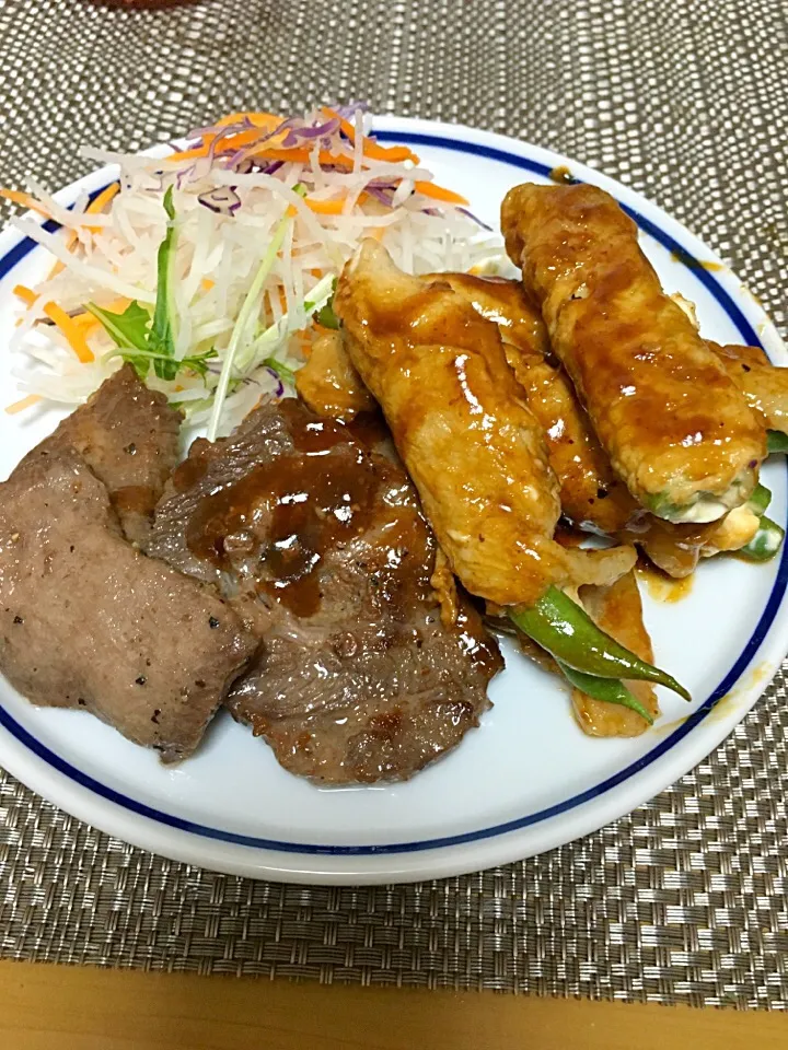 牛タンとインゲン豆の肉巻き|yunnnchanさん