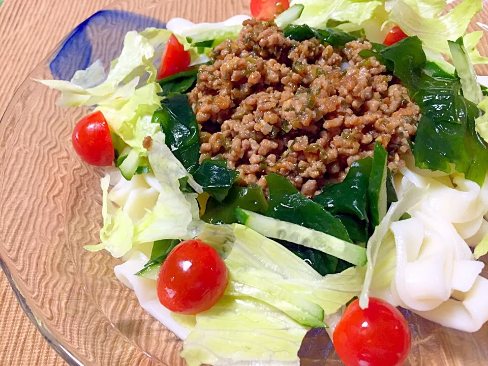 Snapdishの料理写真:肉味噌きしめん♪|優依さん