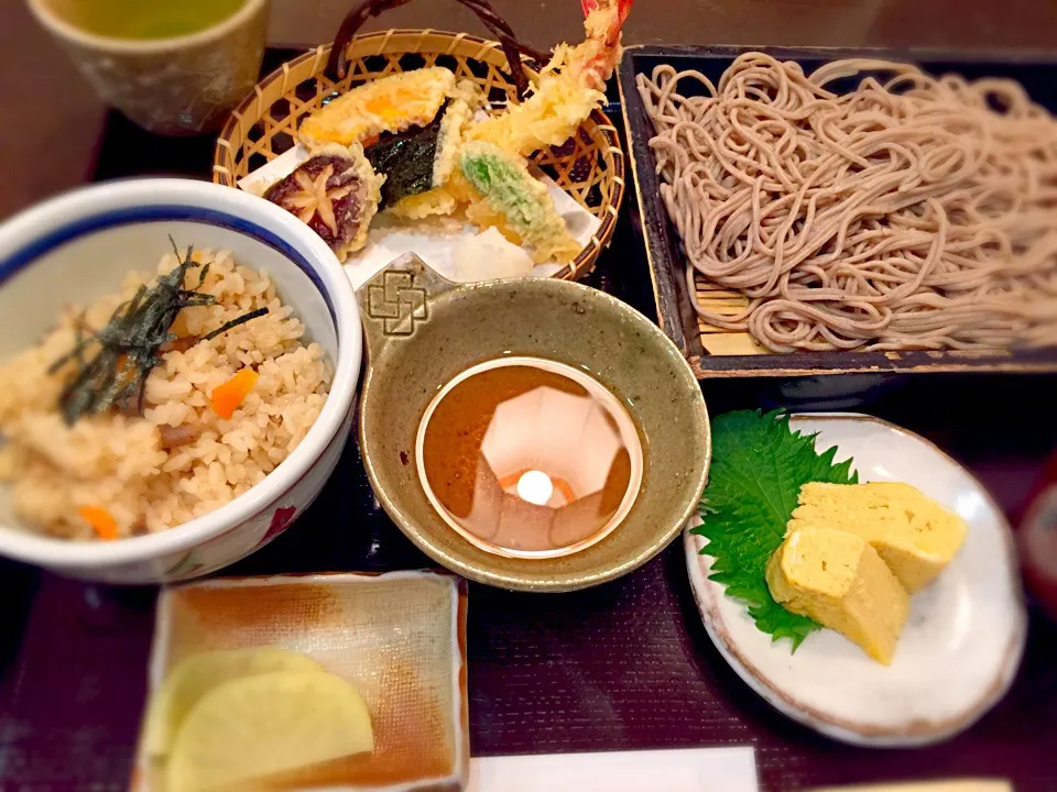 ざる蕎麦定食|チカさん