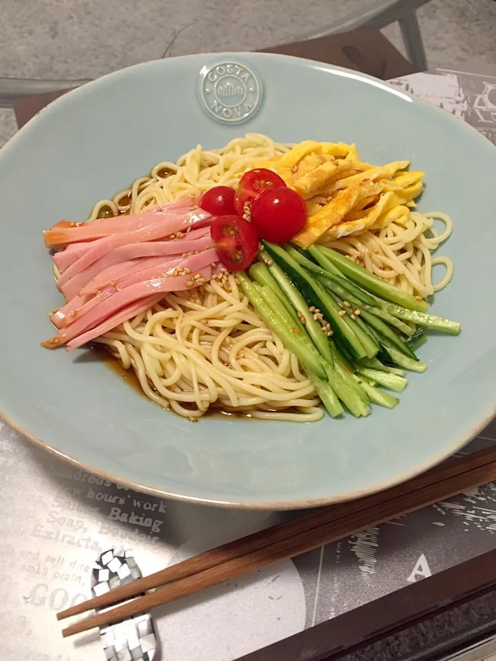 Snapdishの料理写真:糖質0麺 冷やし中華☺︎|しさん