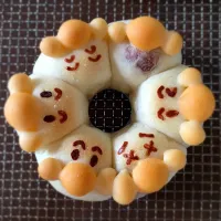 Snapdishの料理写真:ちぎりアンパンマン②|Bagelerさん