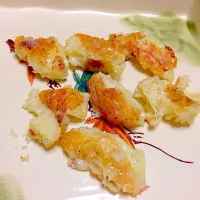 かっこわるくてすみません😱ジャガイモのチーズ焼きっす💪|akkoさん