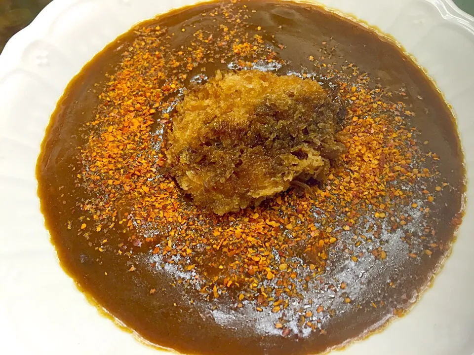 Snapdishの料理写真:ヒレカツカレーご飯抜き|Food is lifeさん