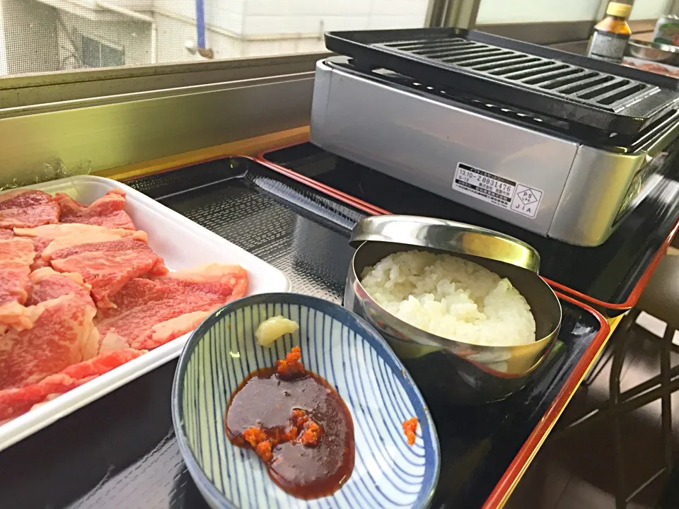 今年も第一回ベランダ焼肉大会|Ryomaさん