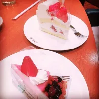 Snapdishの料理写真:cake🍰💓|たぬぬさん