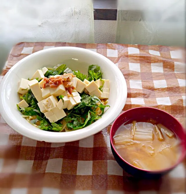 適当にパスタ
味噌汁|時雨さん