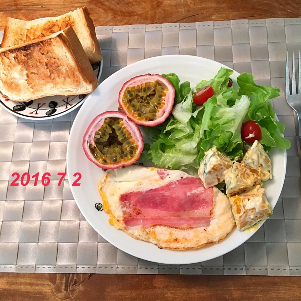 Snapdishの料理写真:朝ごはん 2016・7・2|ローゼルさん