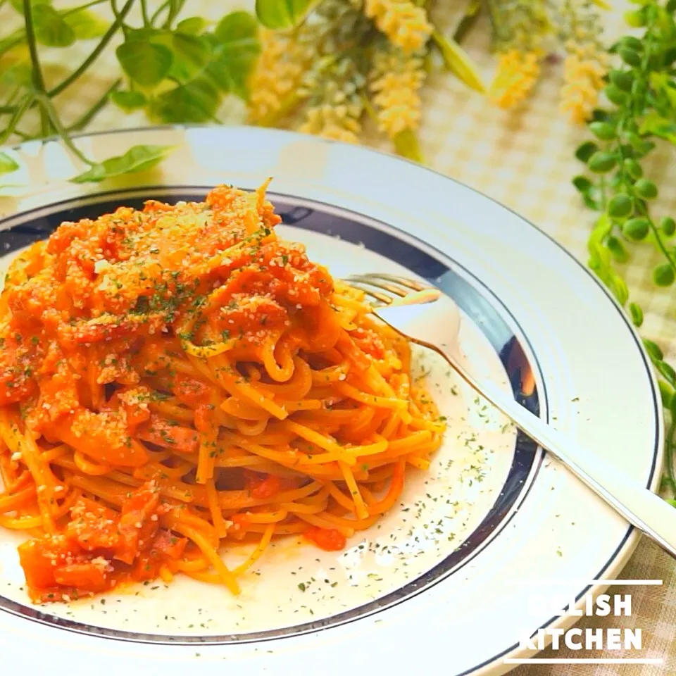 【動画】トマトクリームパスタ #delishkitchentv|DELISH KITCHENさん