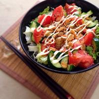 のっちゃんさんの料理 ヘルシー！納豆サラダどーん！！withバルサミコ