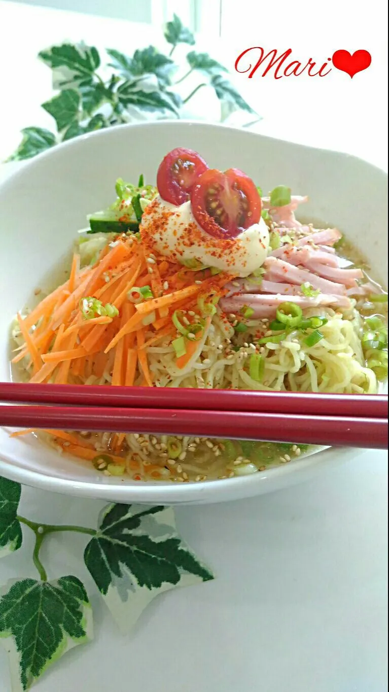 我が家の味噌ラーメンスープで！極旨☆冷やしラーメン|Mariさん