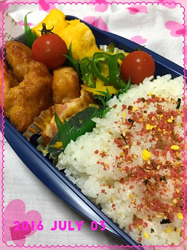 Snapdishの料理写真:７月３日  息子弁当⚾︎|sesamiさん