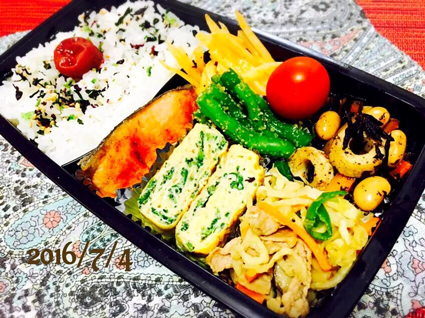 お弁当★常備菜★切り干し大根の中華炒め by naocoisaを入れて〜まごわやさしいを意識したお弁当〜No.38〜高2息子用〜置き弁当〜|じゅんけさん