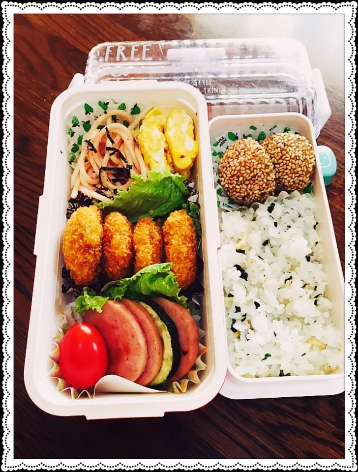 Snapdishの料理写真:今日の娘っちの お弁当|えみちさん