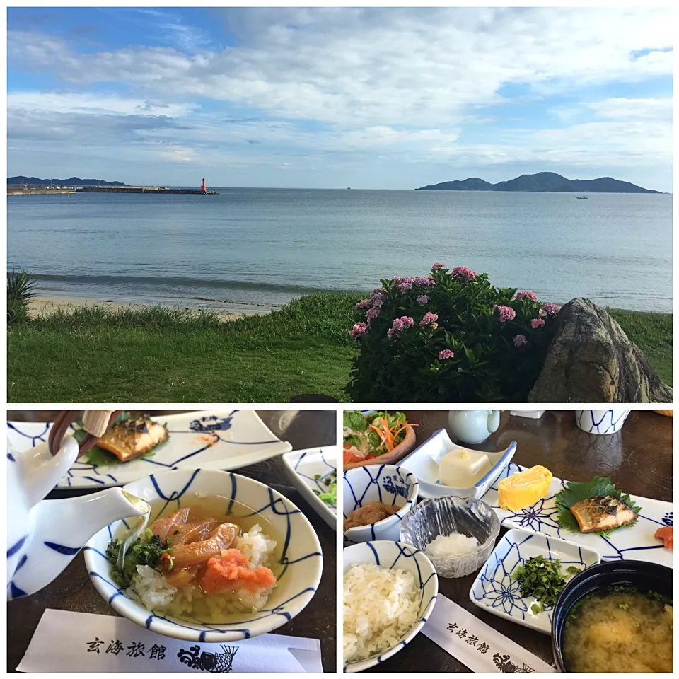 鯛茶漬けなど旅館の朝ごはん@宗像市・神湊・玄海旅館|juneshunさん