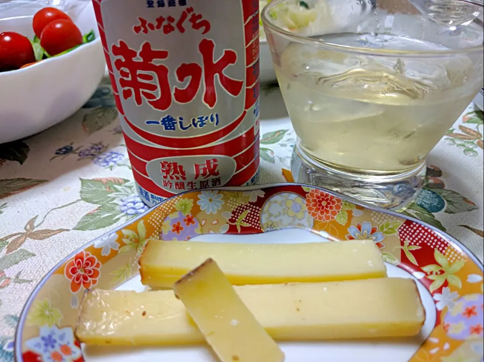 コンテチーズをふなくち 菊水 熟成でマリアージュ!!
 #コンテイベント #日本酒|sakumaさん