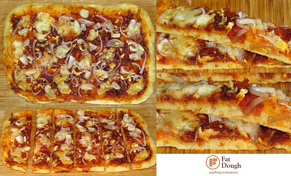 Sambal Ikan Bilis (Fried Anchovies) Pizza al Taglio #Hari Libur/Perayaan/Hari Raya|Daniel Limさん