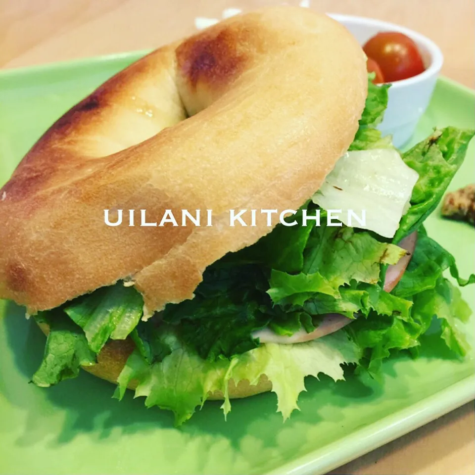 Snapdishの料理写真:BAGEL SANDWICH|yukie@uilanikitchenさん