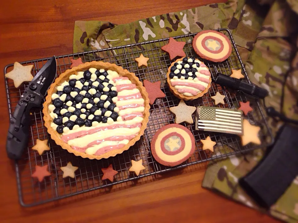 Snapdishの料理写真:Pie happy July 4!|Iris Houさん