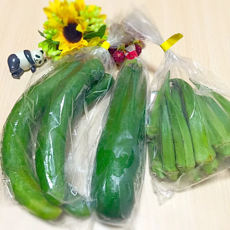 道端で無人販売所で夏野菜ゲット💕 これから仕込みます|Shala0307 ライザップで糖質制限中さん