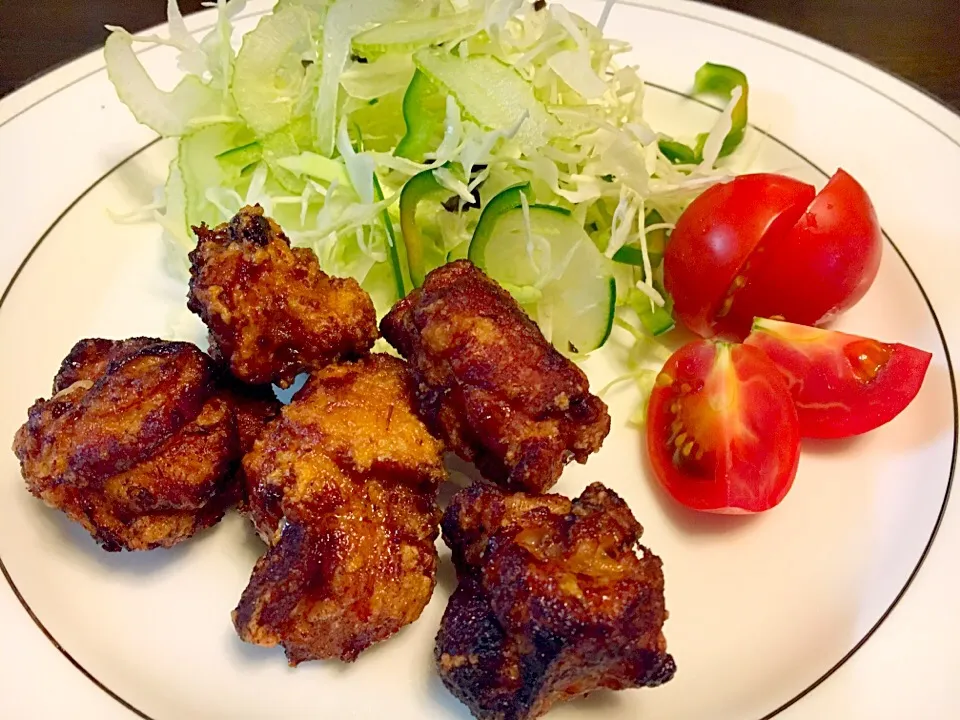 塩麹鶏モモ肉の唐揚げ|カドラさん