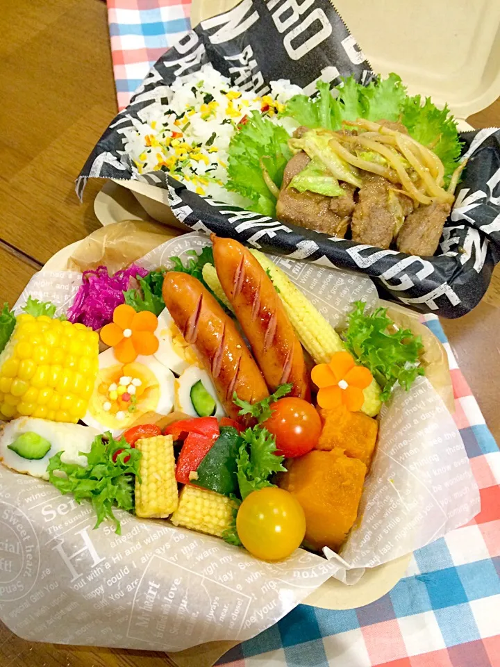 Snapdishの料理写真:旦那様お弁当|thmsさん