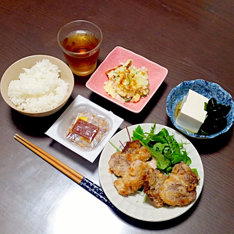 豚肉のマヨパン粉焼きの夜ご飯♡|Mami.Nさん