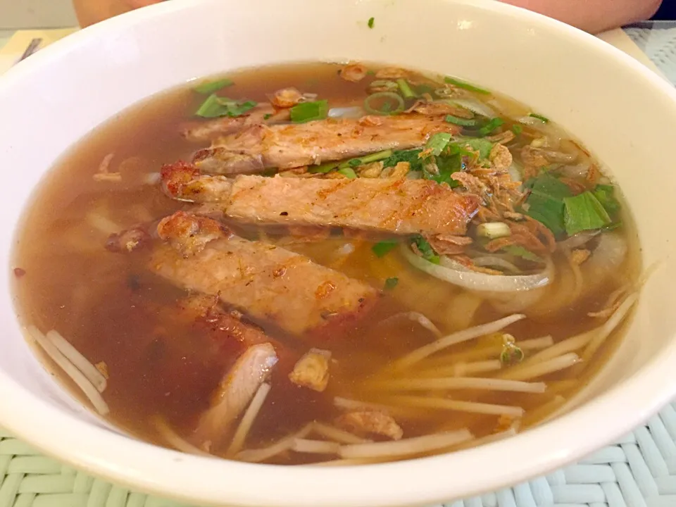 Pork chop rice noodles|Sky Blueさん