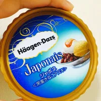 Snapdishの料理写真:#HaagenDazs #ジャポネ #黒蜜きなこアズキ|ぷぷぷさん