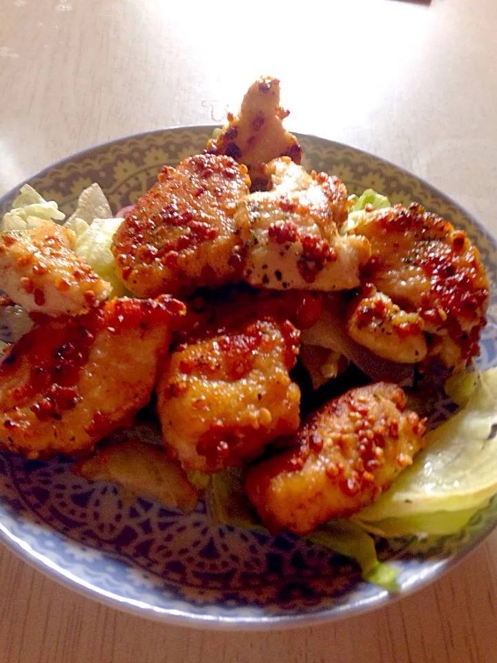 鶏胸のカレー風味唐揚げ|あやにん食堂さん