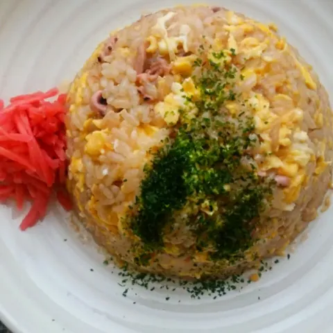 「大麦フレーク シリーズ」を使ってみたSnapdishの料理・レシピ写真:風流料理人さんのいかの塩辛チャーハン