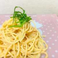 Snapdishの料理写真:明太子冷製パスタ★|雪いちごもちさん