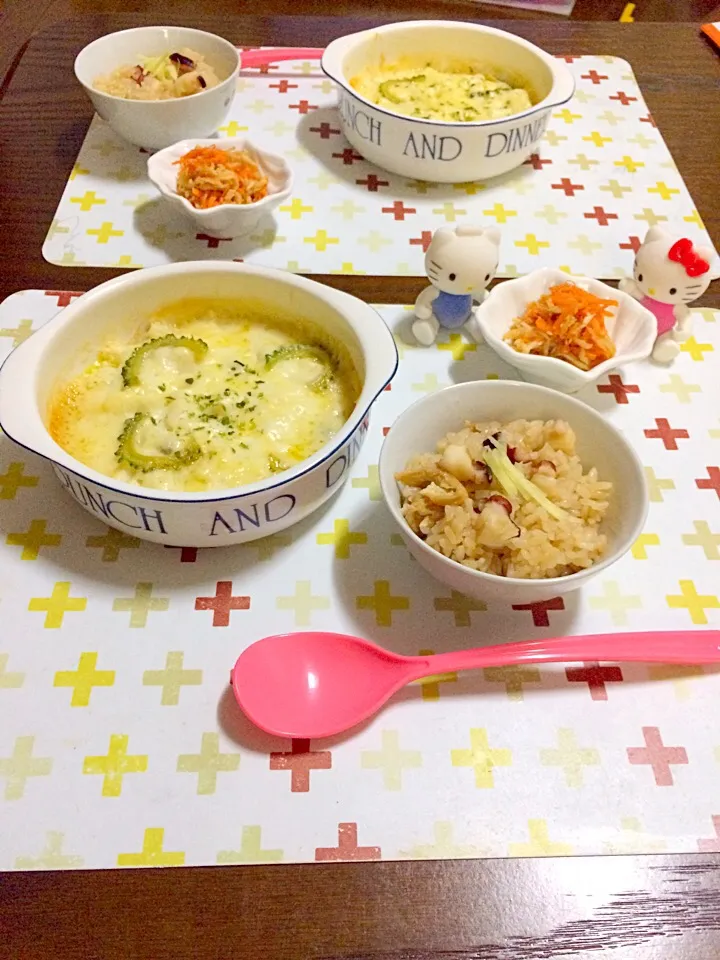 Snapdishの料理写真:夕御飯|くっきーさん