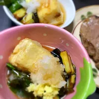 Snapdishの料理写真:揚げ出し豆腐|まきさん