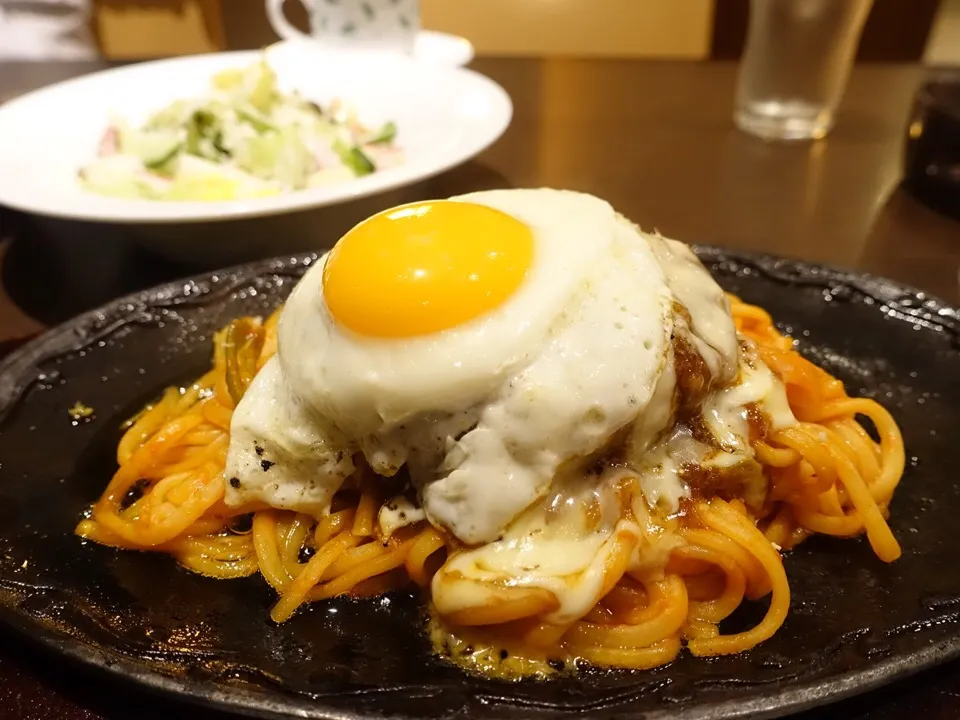 デニーズ勝どき店 焼きチーズハンバーグナポリタン|ddr3rdmixさん