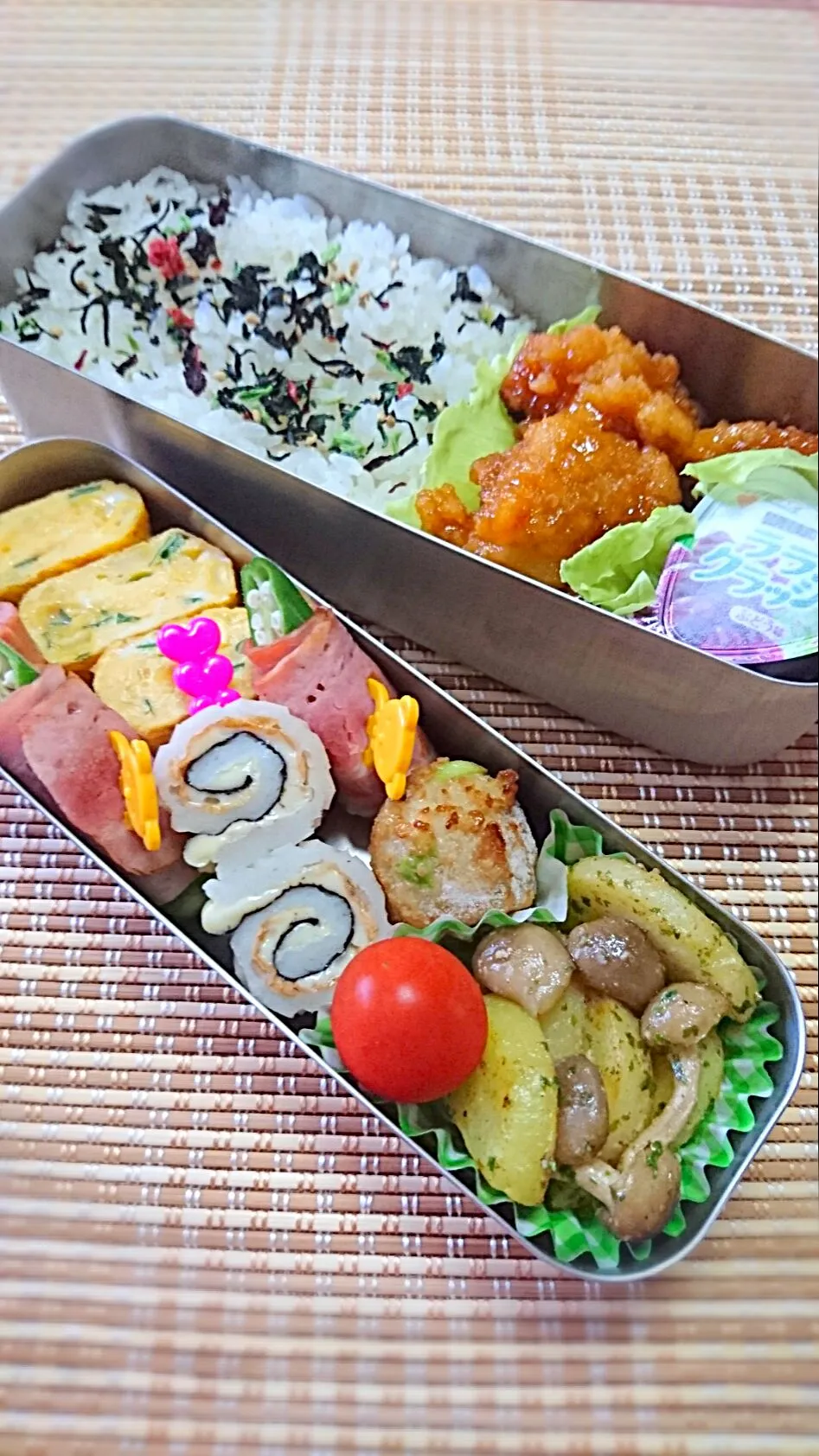 Snapdishの料理写真:７月６日 高１長男弁当🍀|ゆきこさん