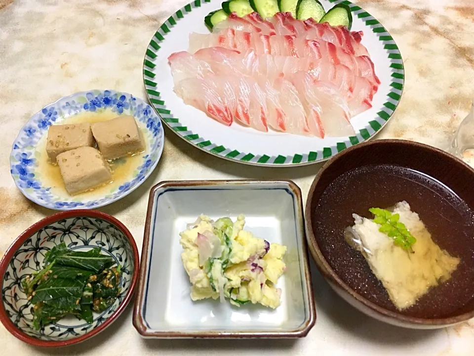 義母と食べた晩ご飯|Orie Uekiさん